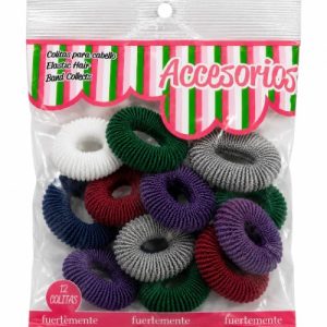 COLEROS PARA EL CABELLO X12 UNIDADES